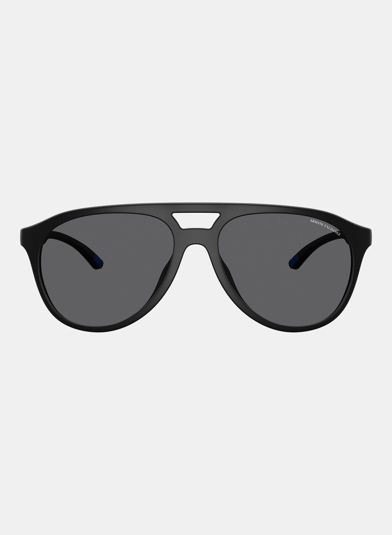 Armani Exchange Full Rimmed Aviator Sunglasses 0AX4156SU - Image 1